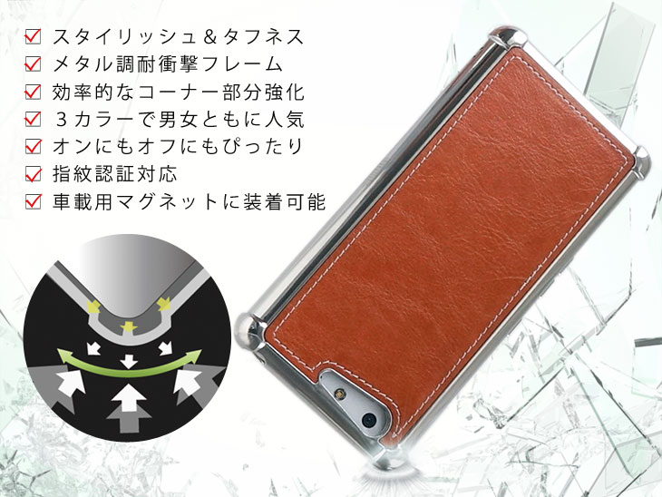 Hy+ arrows Be F-05J、arrows SV F-03H、arrows M03 耐衝撃ケース ビンテージPU仕上げ (カーマウントプレート、ストラップホール付き)