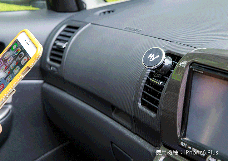 Hy+ iPhone6 plus、iPhone6s plus 本革レザーケース  (ICカードホルダー、カーマウントプレート内蔵、スタンド機能付き)