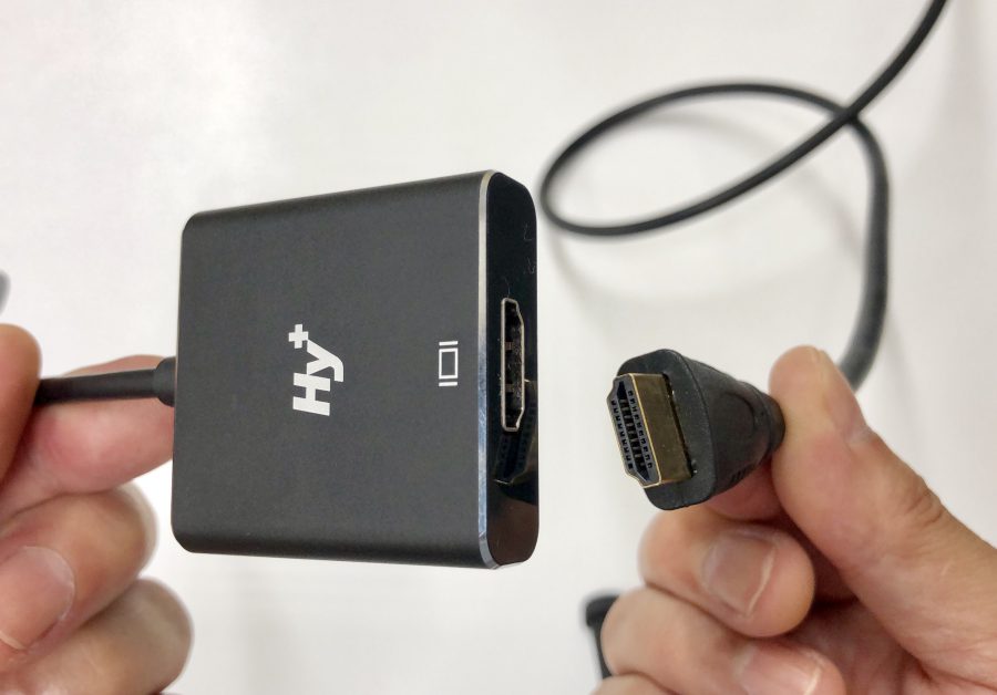 Galaxy S10 をミラーリングしてテレビに出力させてみました（TypeC to HDMI変換アダプターHYTCHD4） 株式会社