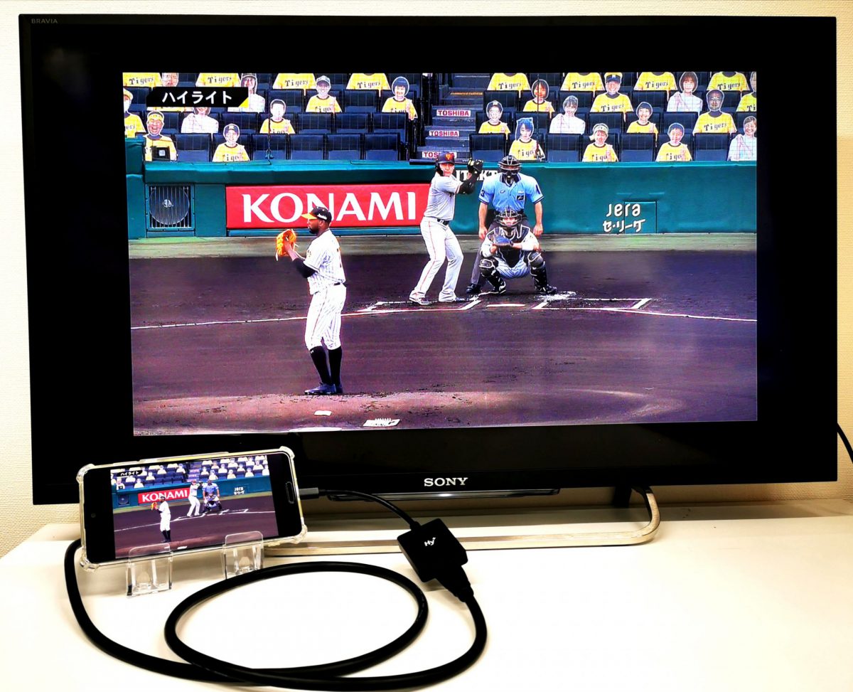 Aquos R5gをミラーリングしてテレビに出力させてみました Type C To Hdmi変換アダプターhy Tchd8 株式会社ハイプラス