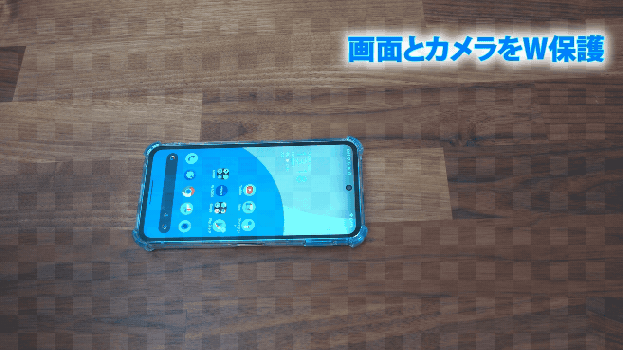 AQUOS sense9 TPU クリア 耐衝撃ケース 日本のライフスタイル使用イメージ