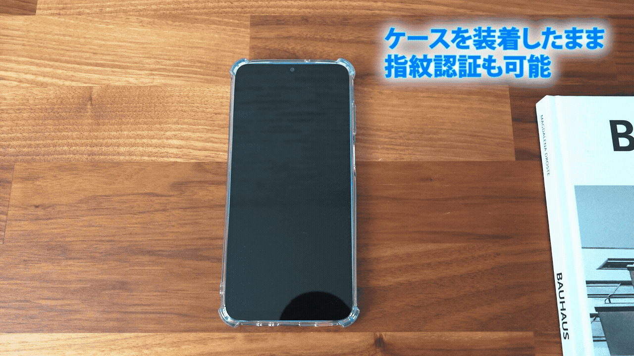 Galaxy A25 5G TPU クリア ケース 指紋認証対応サイドボタン