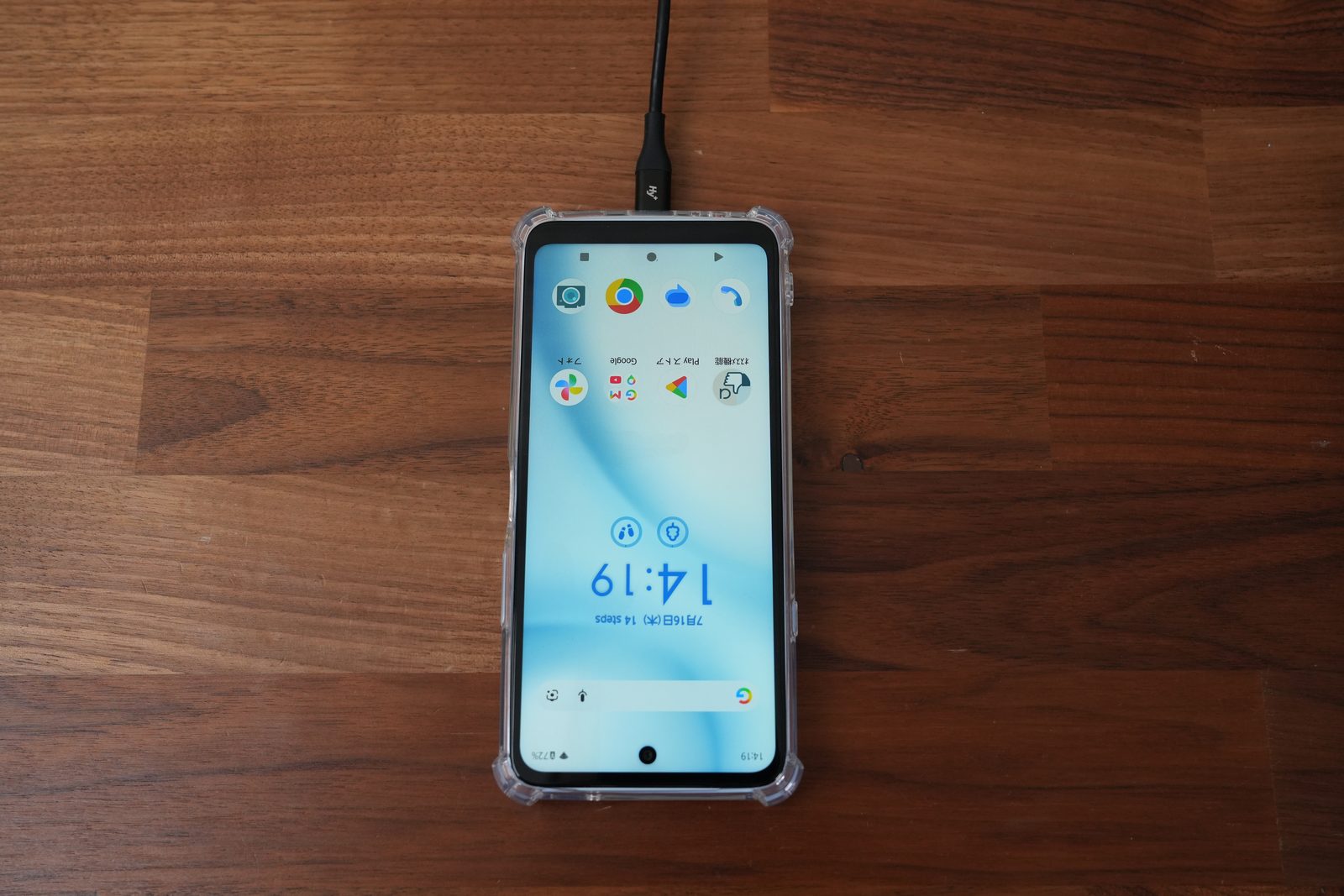 arrows We3 ケース 装着したまま USB-C 充電