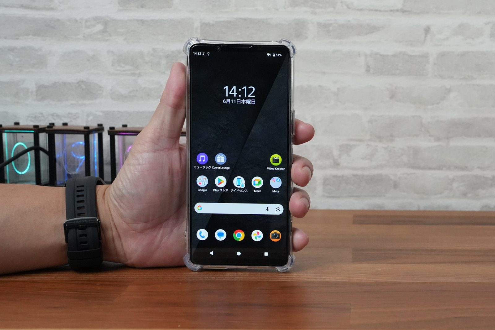 Xperia 1 VIII ケース ガラスフィルム クリア画面