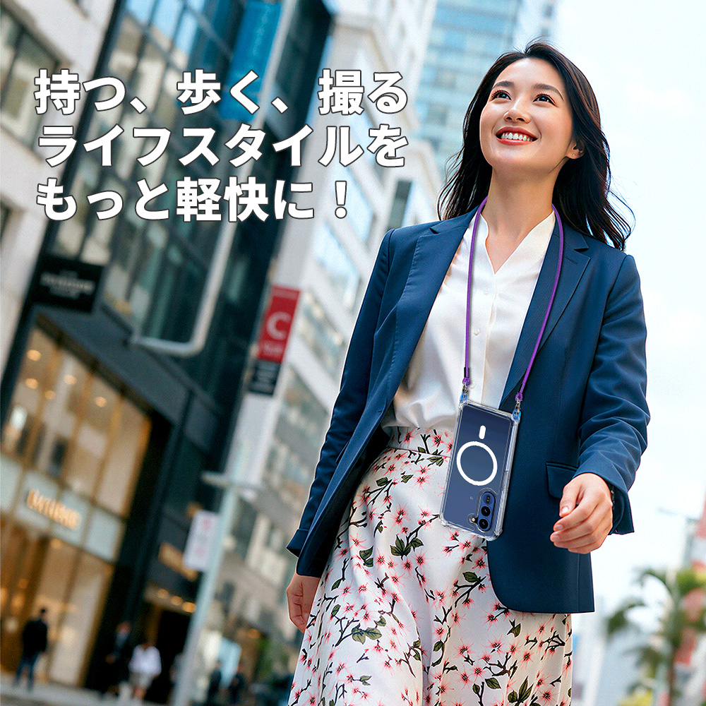 arrows Alpha2 MagSafeケース の耐衝撃ハイブリッド構造